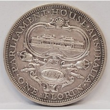 AUSTRALIA 1927 . FLORIN . PARLIAMENT HOUSE . COMMEMORATIVE